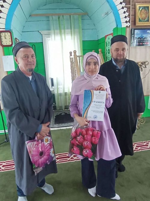 Күәм авылы мәчетендә балалар арасында бәйге үтте
