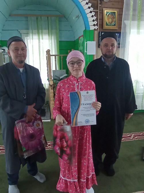 Күәм авылы мәчетендә балалар арасында бәйге үтте