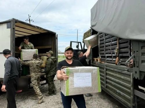 Район халкыннан махсус хәрби операциядә катнашкан егетләргә чираттагы ярдәме