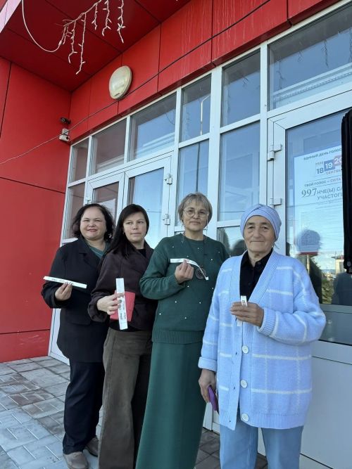 Район авыл хуҗалыгы һәм азык-төлек идарәсе хезмәткәрләре бердәм тавыш бирүдә катнаштылар
