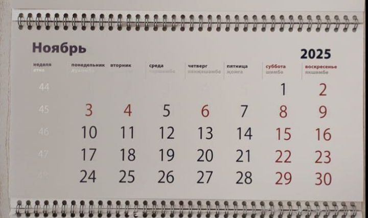 Ноябрьдә Татарстан халкын 12 ял көне көтә