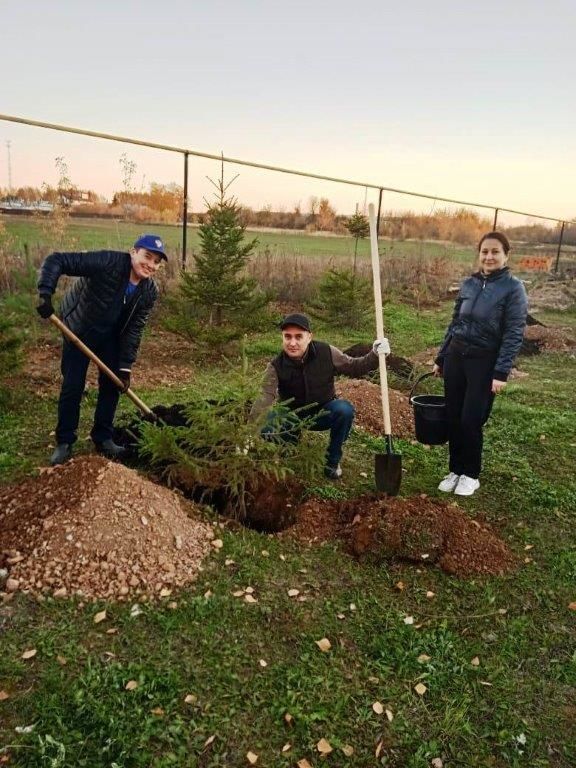 Россия прокуратурасына 300 ел тулу уңаеннан агачлар утыртылды