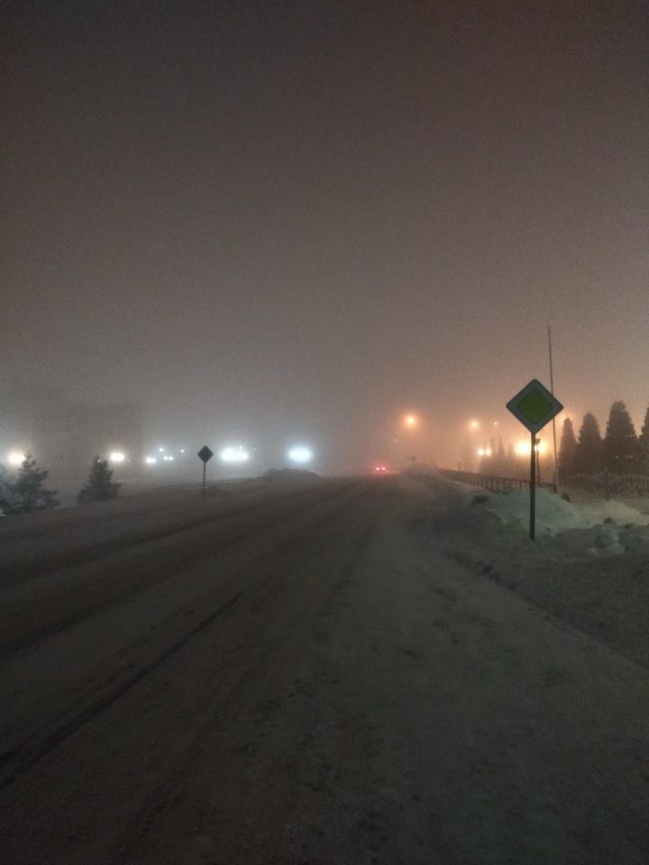 Татарстанда -27 градуска кадәр салкынайта һәм томан көтелә