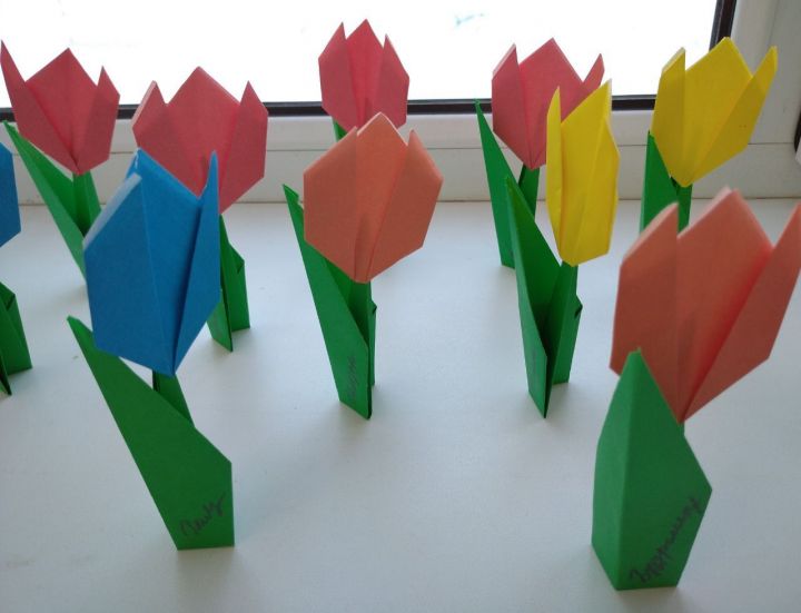 Оригами стилендә эшләү осталыкны үстерә
