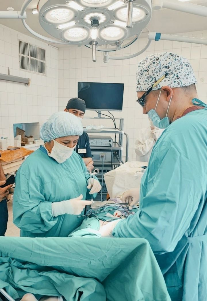 Әтнә район үзәк больницасында лапароскопия ысулы белән беренче гинекология буенча операция узды