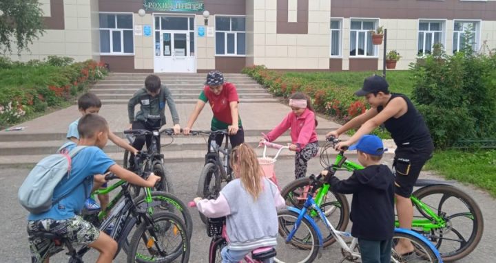 Күңгәр авылында балалар өчен  «Велосипед ярышы» булып узды