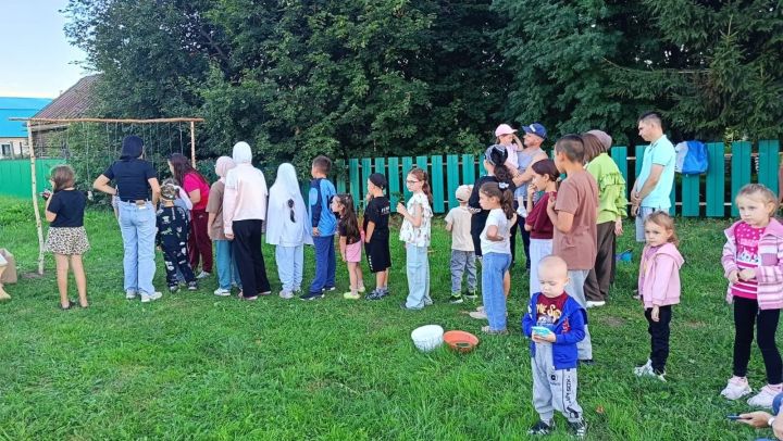 Чембулат авылында балалар Сабан туе узды